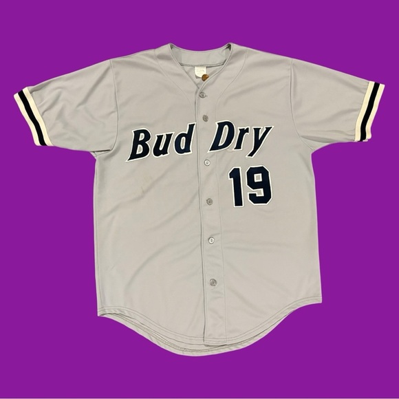Delong Other - Vintage 90s Bud Dry Baseball Jersey